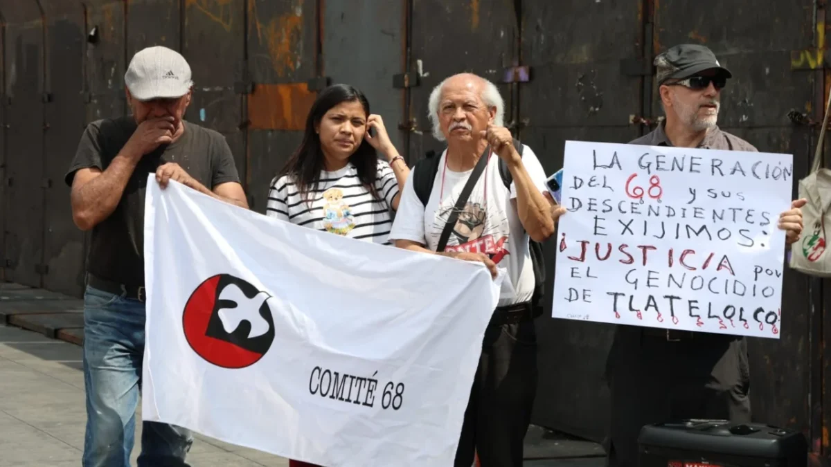 Integrantes del Comité 68 convocan a la marcha del 2 de octubre, partiendo de Tlatelolco al Zócalo de CDMX.