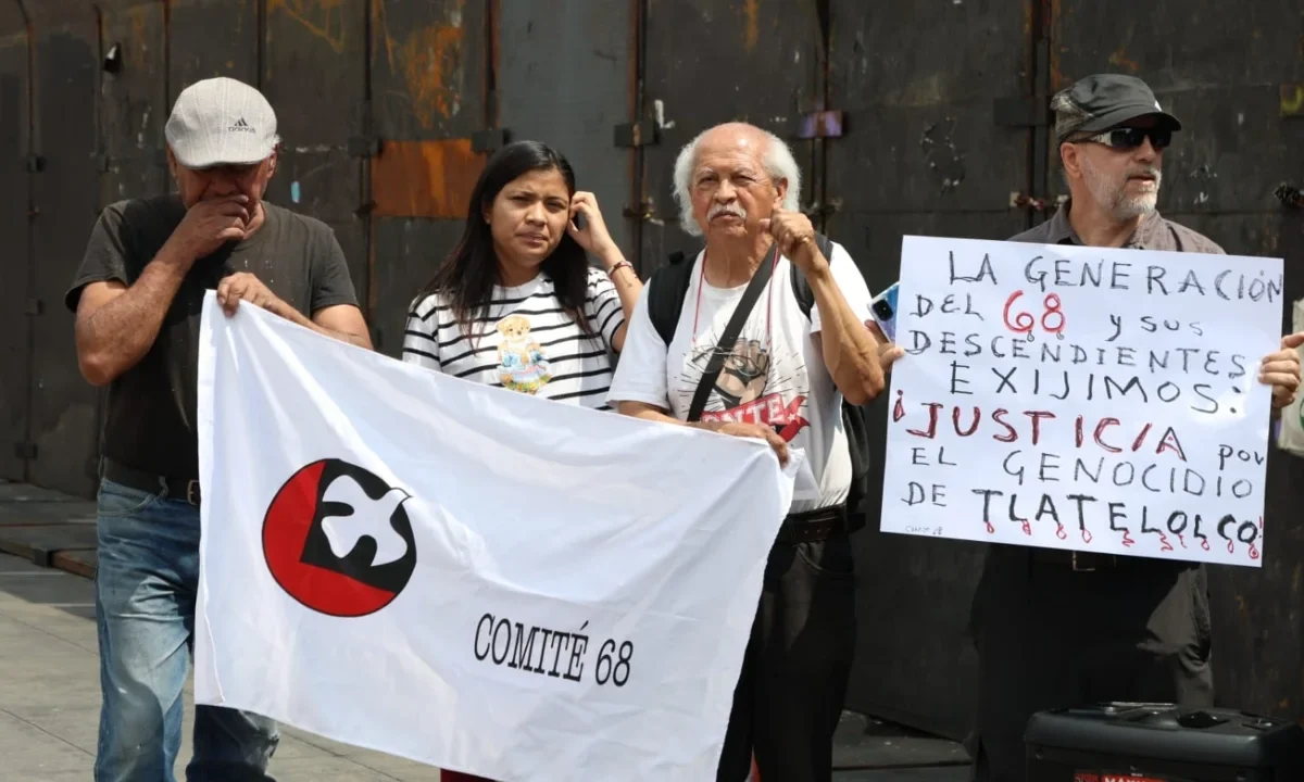 Integrantes del Comité 68 convocan a la marcha del 2 de octubre, partiendo de Tlatelolco al Zócalo de CDMX.