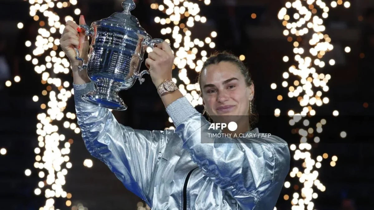 La tenista bielorrusa, Aryna Sabalenka, derrotó a la estadounidense Amanda Anisimova y revalidó el título del US Open.