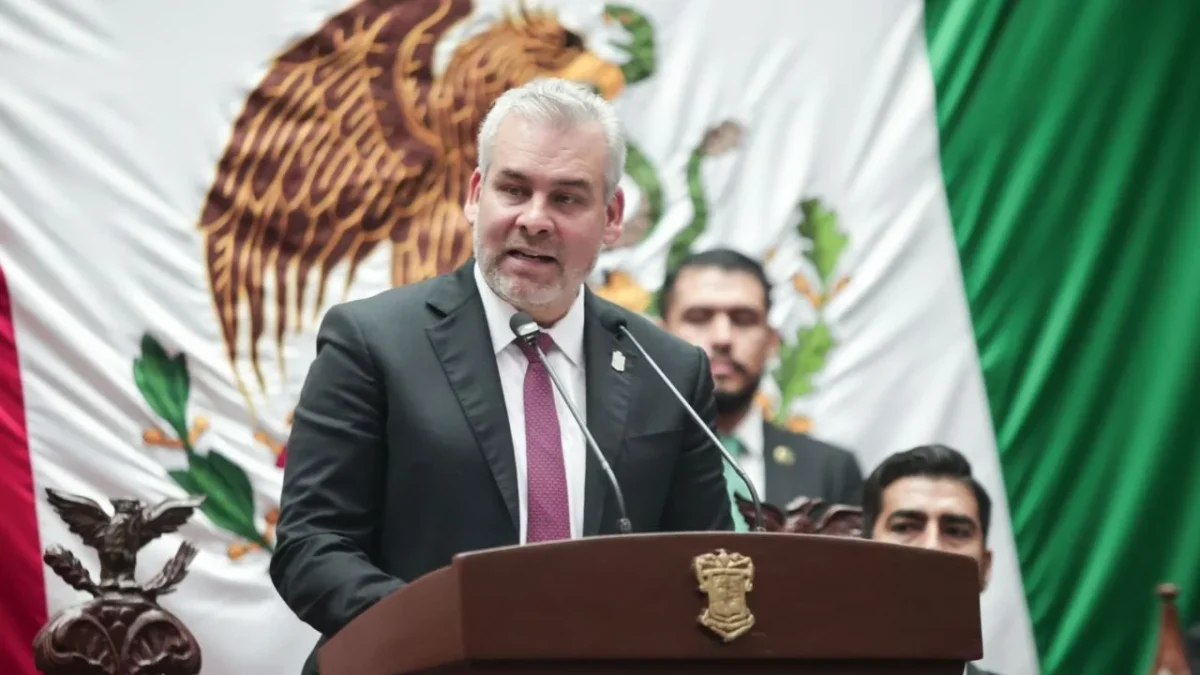 Alfredo Ramírez Bedolla, gobernador de Michoacán, rinde su cuarto informe de gobierno ante diputados de la Septuagésima Sexta Legislatura.
