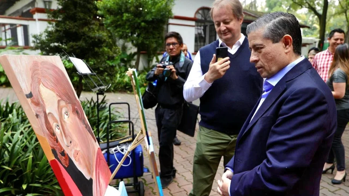 Alcalde Giovani Gutiérrez inauguró la exposición “Creando Arte” en la Casa de Cultura Jesús Reyes Heroles, Coyoacán.