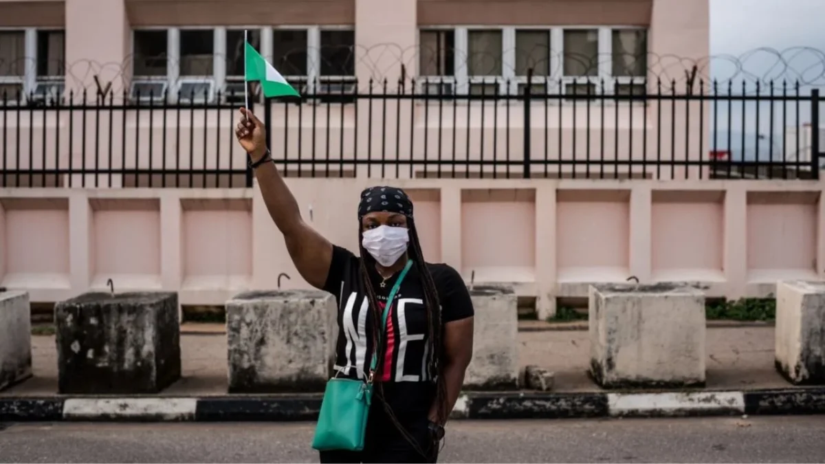 Protestas de mujeres en Nigeria