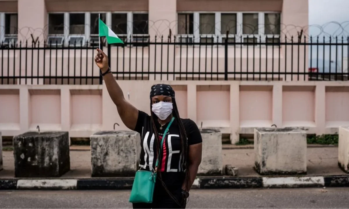 Protestas de mujeres en Nigeria
