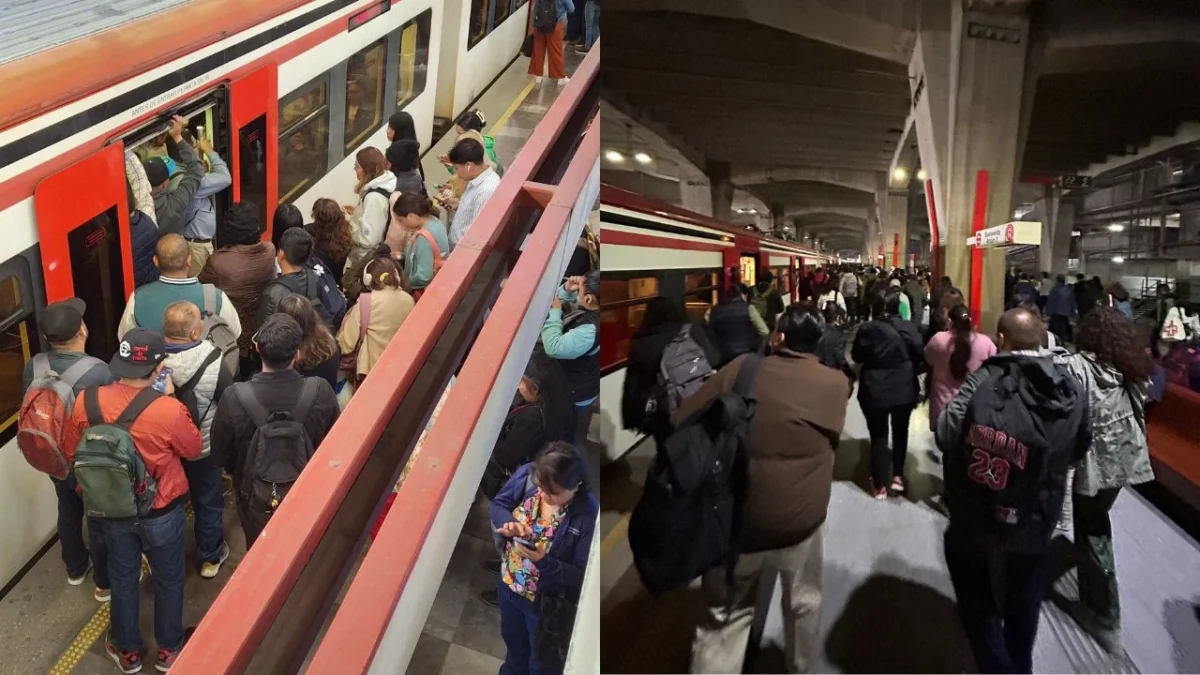 Colapso y afectaciones en el Tren Suburbano por trabajos en el ramal al AIFA