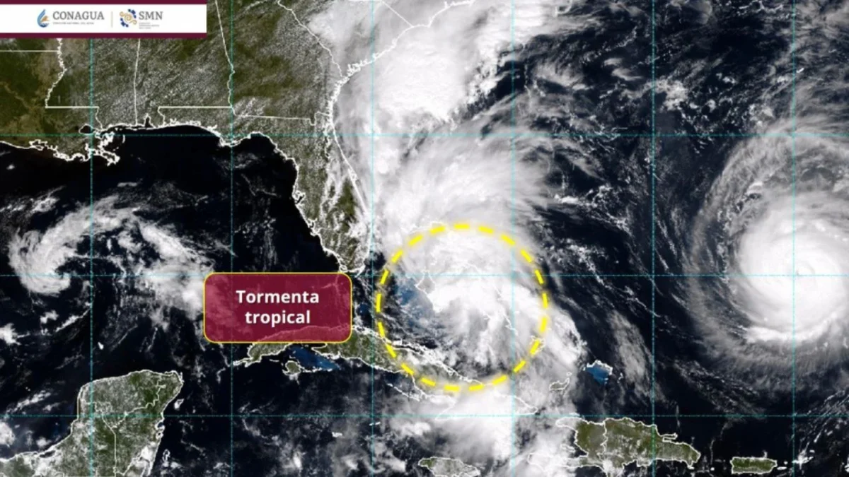 Conagua anuncia la formación de la tormenta tropical 'Imelda'