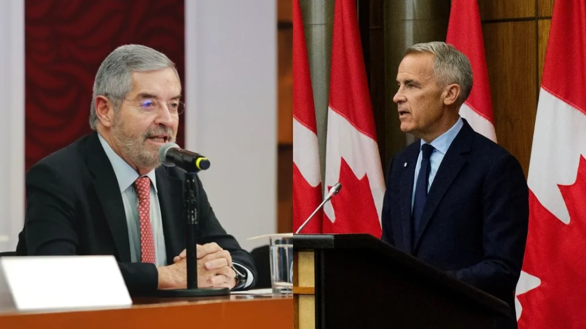 El canciller Juan Ramón de la Fuente detalló la agenda de la visita de Mark Carney, primer ministro de Canadá, a México.