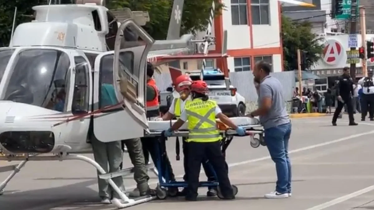 Otro de los heridos graves de Río Ciruelo, Amoltepec, fue trasladado en helicóptero a Oaxaca capital.