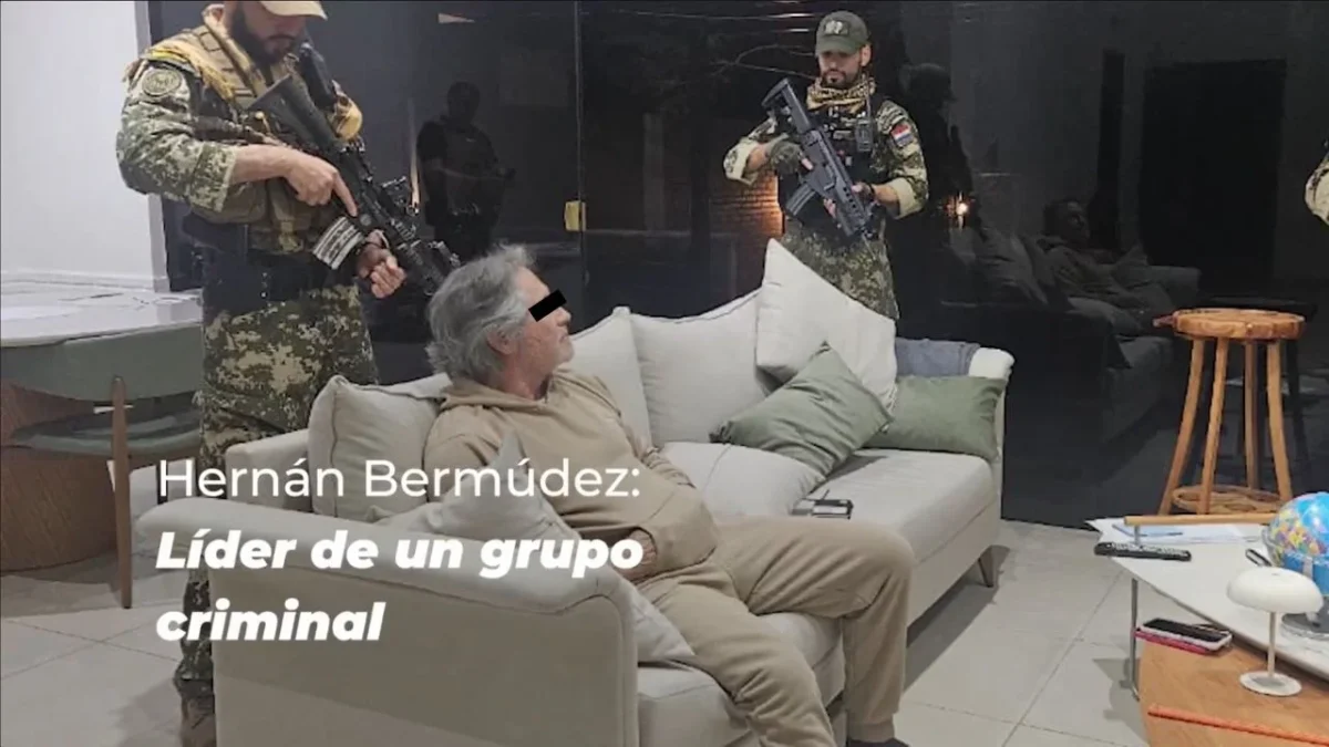 Detención de Hernán Bermúdez Requena