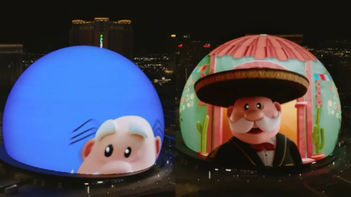 Dr. Simi aparece en la Sphere de Las Vegas.