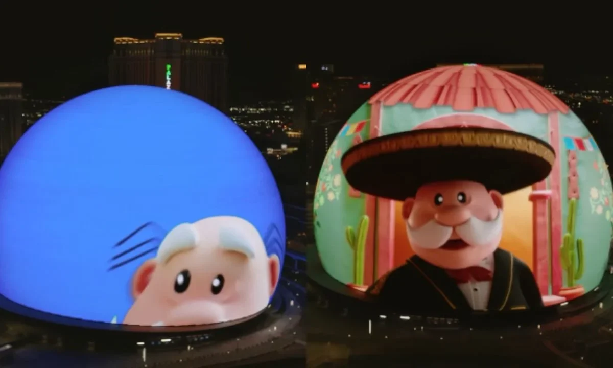 Dr. Simi aparece en la Sphere de Las Vegas.