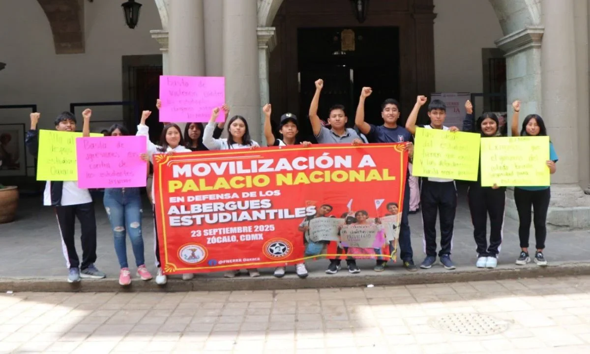 Estudiantes de Oaxaca protestarán en ‘La Mañanera’ por despojo y agresiones que denunciar son víctimas en la entidad.