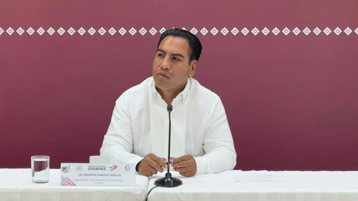 Eduardo Ramírez, gobernador de Chiapas, solicitó apoyo por instrumentos musicales provenientes de Suiza.