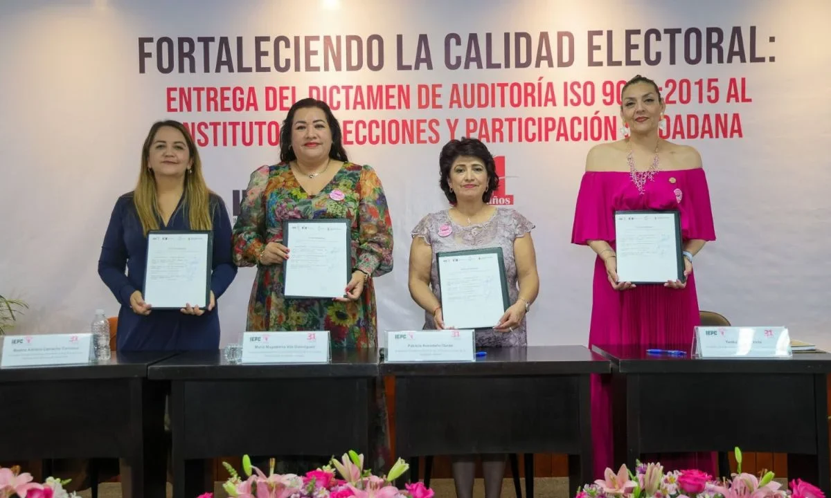 Patricia Avendaño Durán, consejera presidenta del IECM, destacó las certificaciones internacionales de los órganos locales.