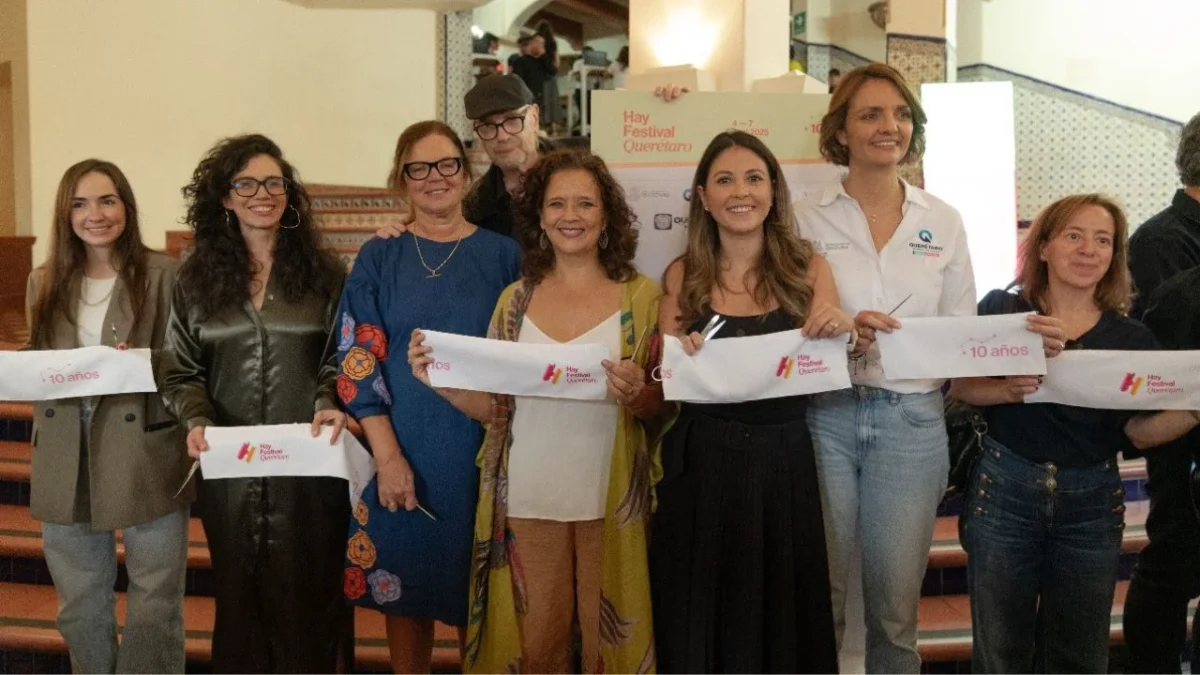 Con una ceremonia breve, evocativa y festiva en el Teatro de la Ciudad, se inauguró oficialmente la 10° edición del Hay Festival Querétaro