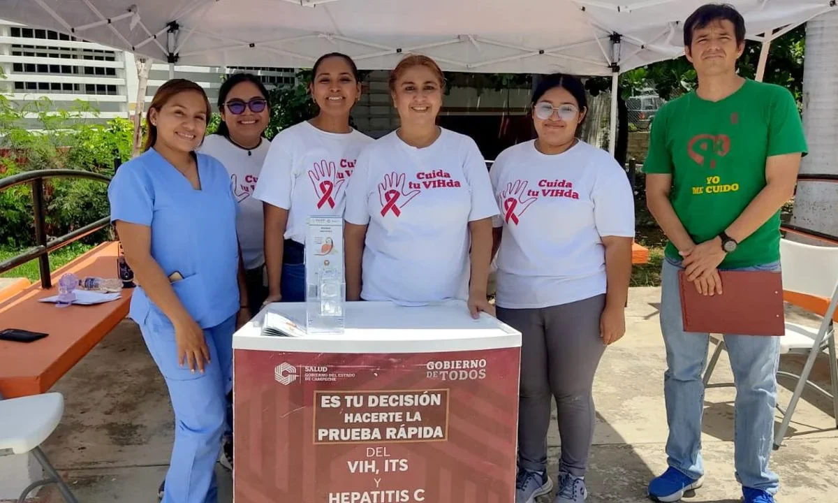 Intensifican búsqueda de nuevos casos de VIH en Campeche, con programas de prevención y control.