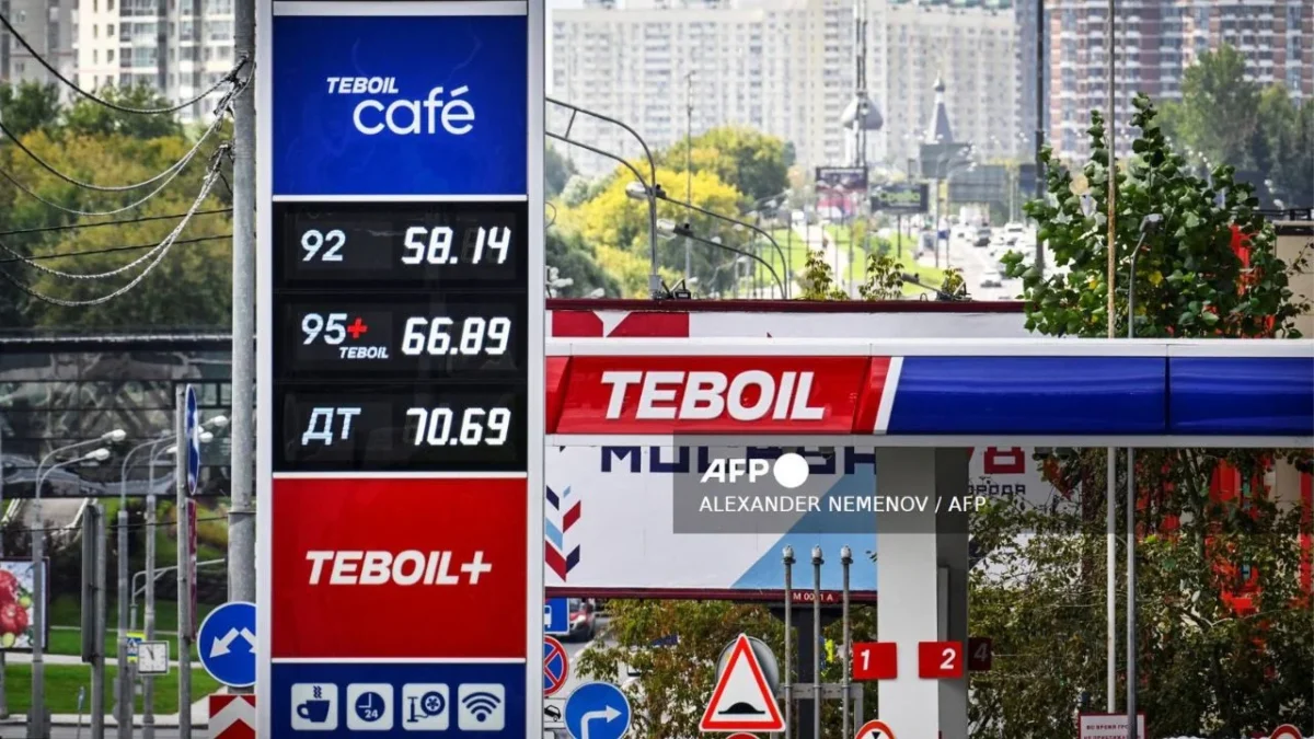 La gasolina, cada vez más cara en Rusia por los bombardeos de Ucrania