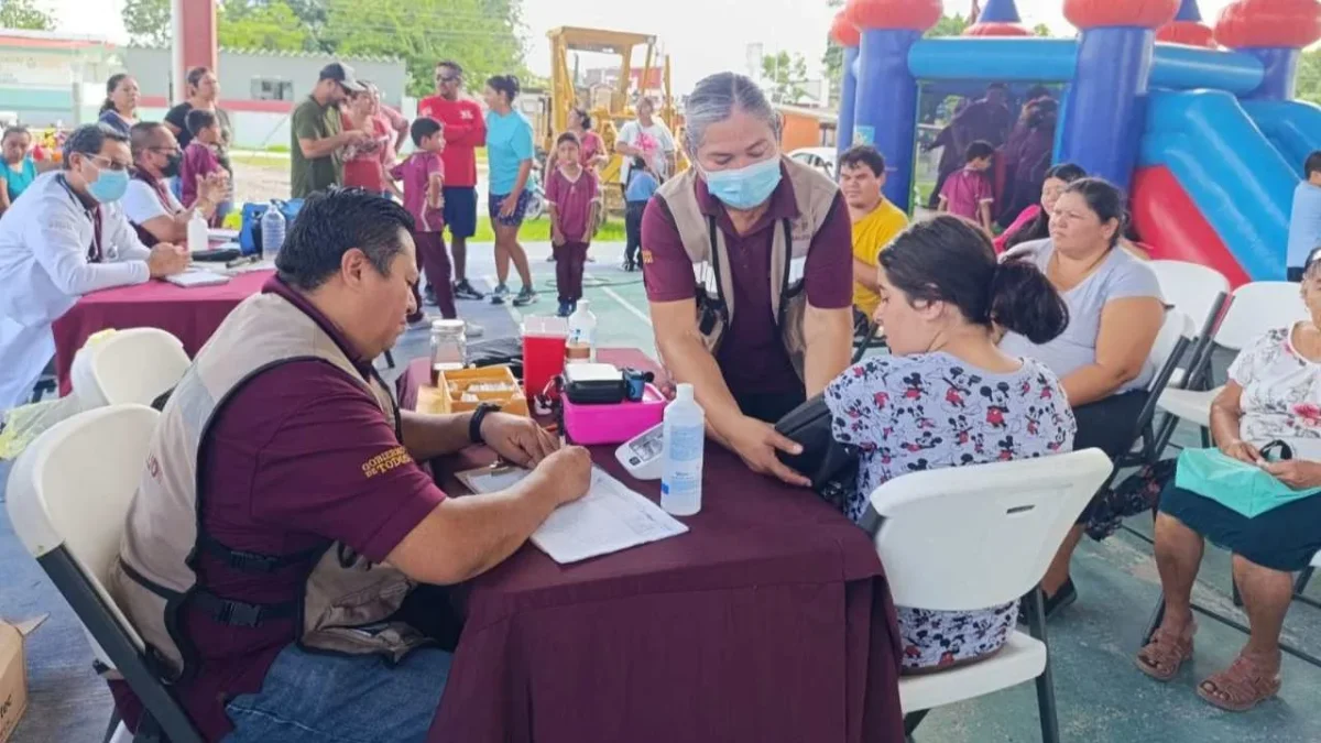 Con una intensa jornada de salud, llegó a la comunidad de Ulumal, Champotón, la estrategia Salud en tu Barrio.