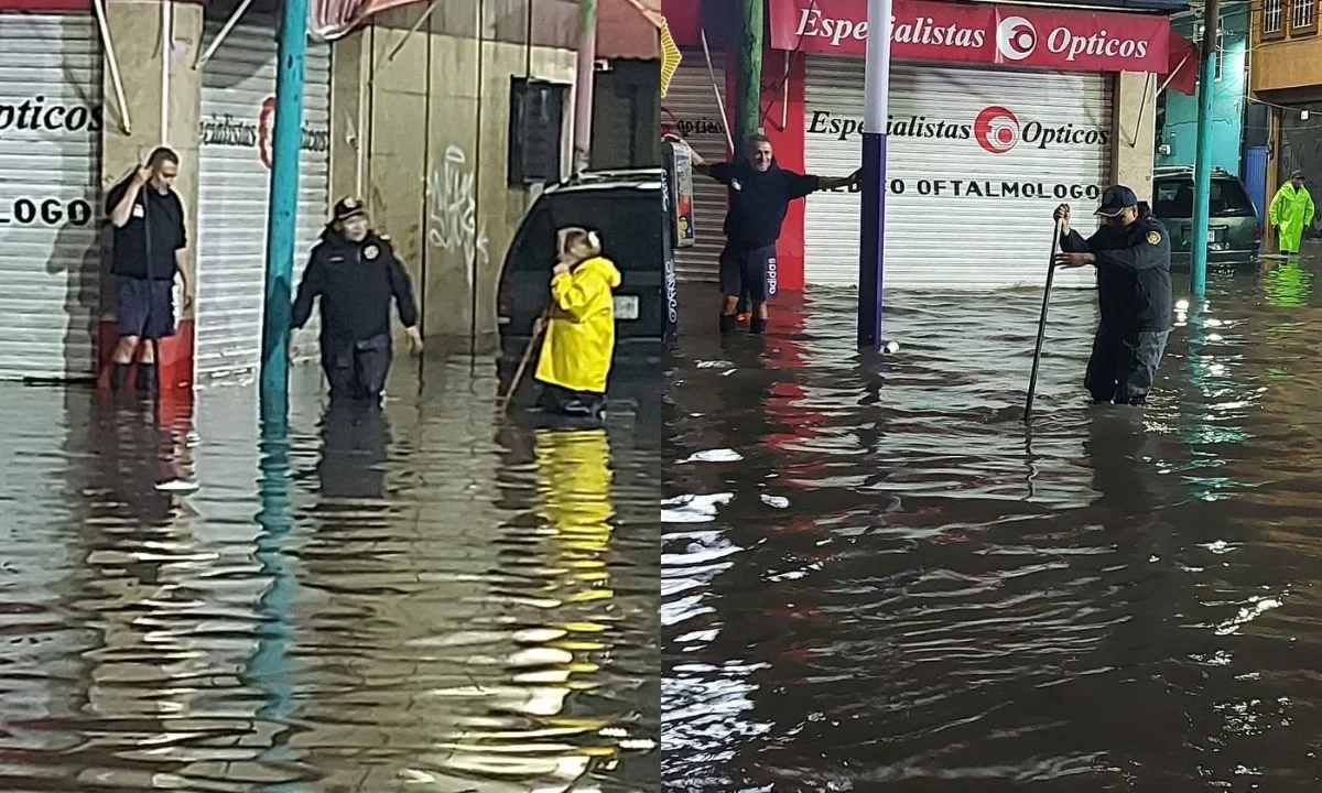 En diversos puntos de la CDMX Lluvias dejaron 47 encharcamientos, 21 árboles caídos y más de 70 viviendas afectadas.
