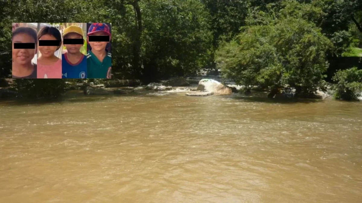 Antes de la desaparición de los cuatro menores en El Treinta de Acapulco, se les vio juntos en el rio de dicho poblado, indicaba la ficha.