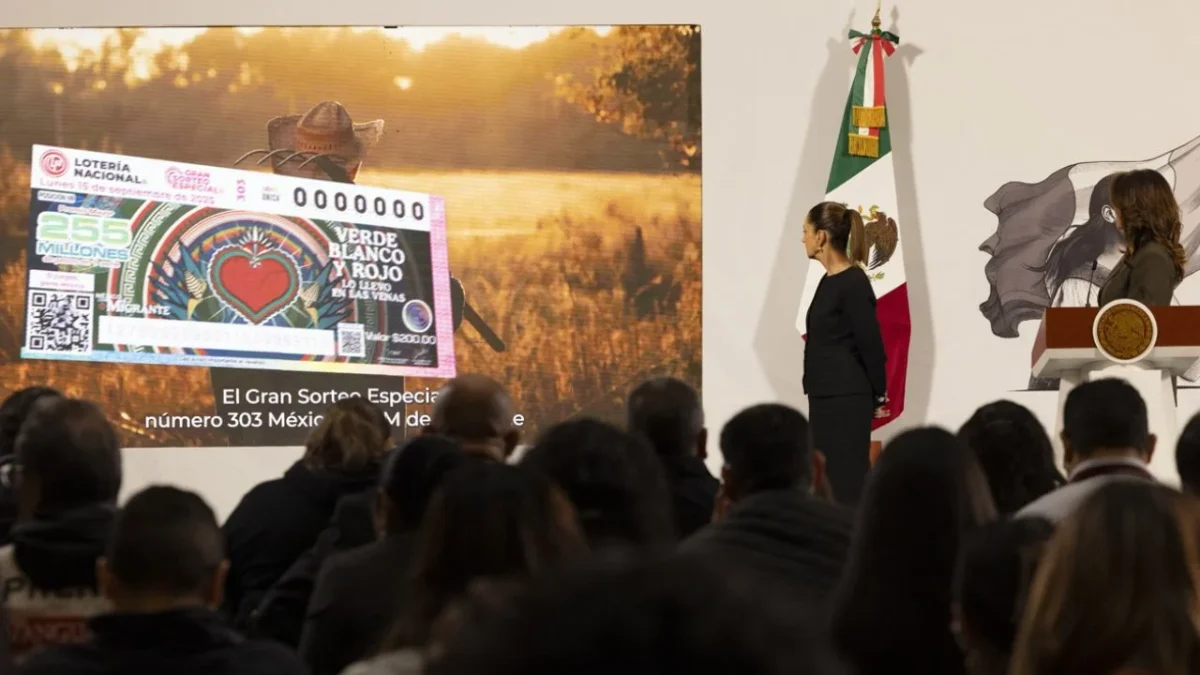 Olivia Salomón, titular de la Lotería Nacional, presentó los resultados del Sorteo Especial 'México con M de Migrante', logró ventas récord.