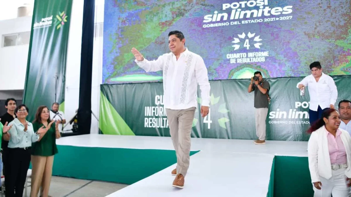 Ricardo Gallardo convocó, en su 4to Informe de Gobierno, a impedir que la pobreza y el abandono de la herencia maldita regrese al poder.