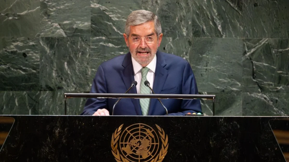 Juan Ramón de la Fuente presumió a la ONU la reducción de la pobreza en México.
