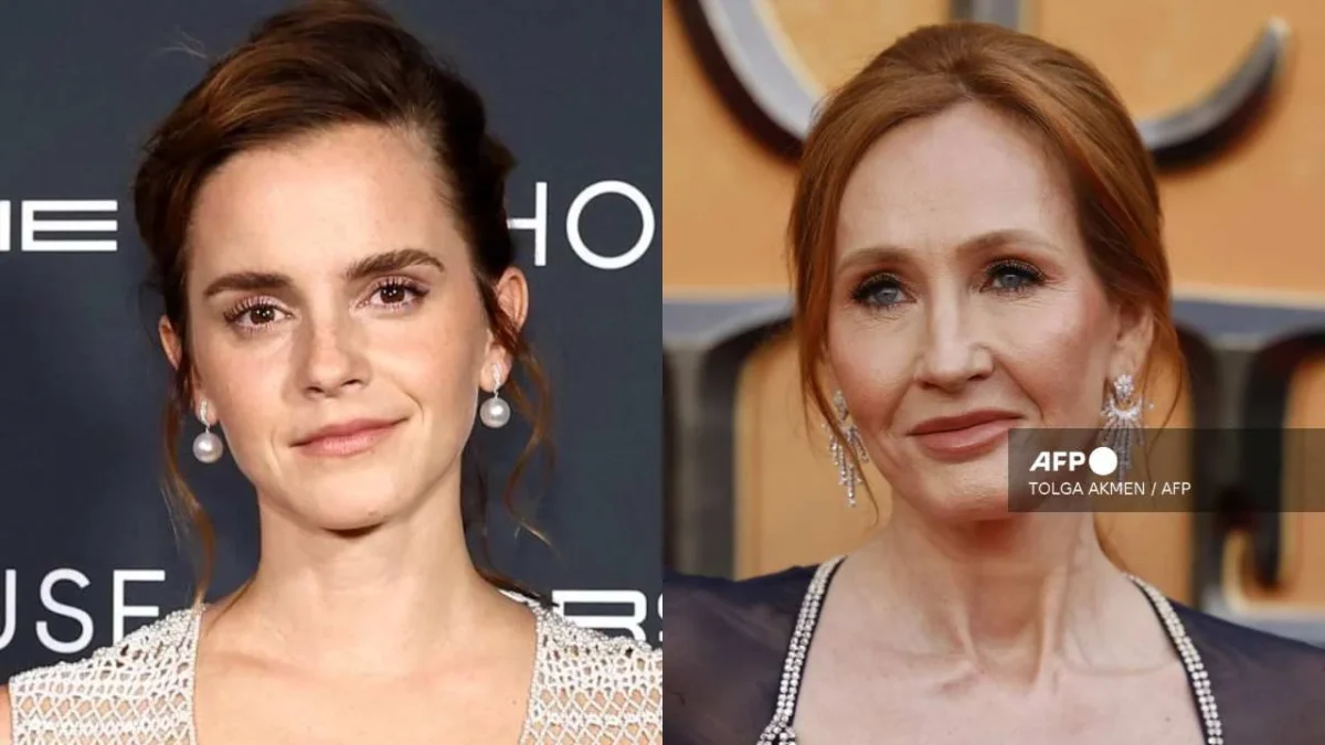 La actriz británica Emma Watson habló públicamente sobre su relación con J.K. Rowling.