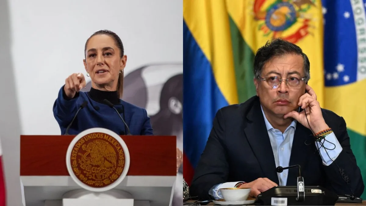 Claudia Sheinbaum y Gustavo Petro