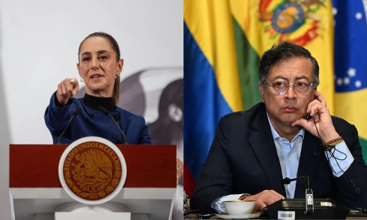 Claudia Sheinbaum y Gustavo Petro