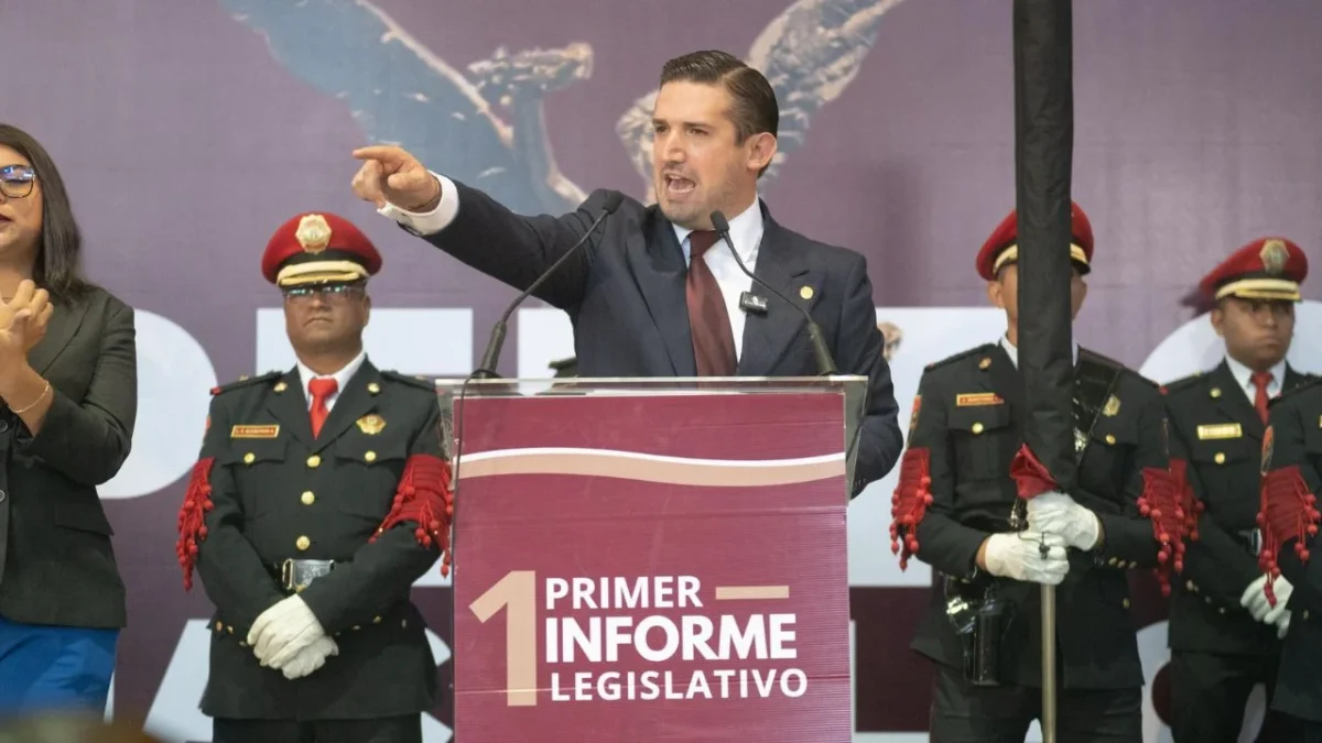 El diputado local Pedro Haces Lago presentó su primer informe de actividades legislativas, donde resaltó 30 iniciativas.
