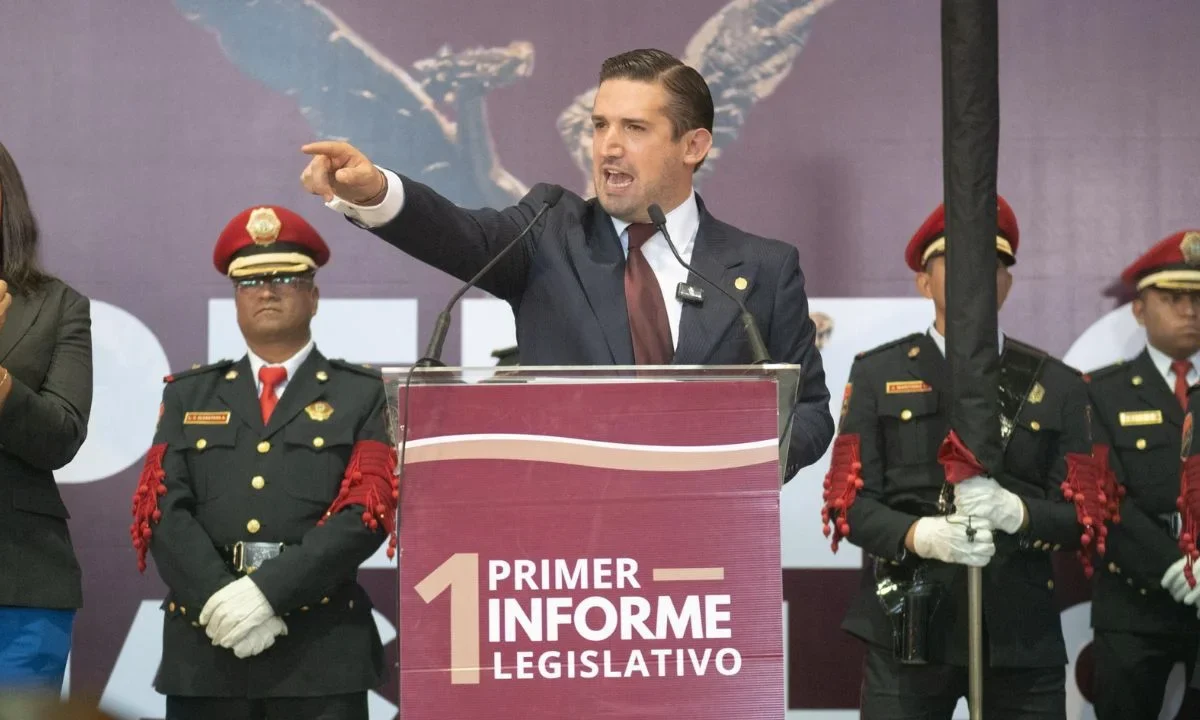 El diputado local Pedro Haces Lago presentó su primer informe de actividades legislativas, donde resaltó 30 iniciativas.