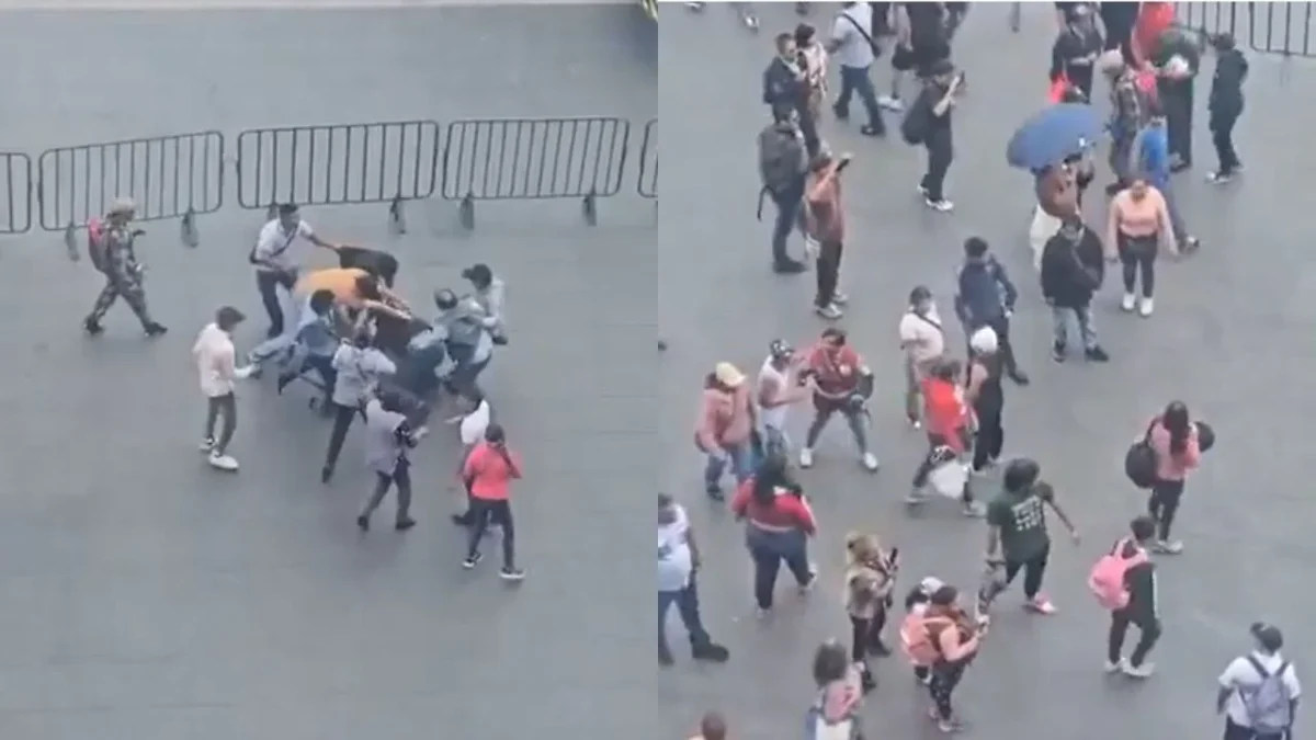 Trabajadores del gobierno capitalino impidieron la instalación de puestos en el Zócalo, generando tensión con comerciantes antes del Grito.