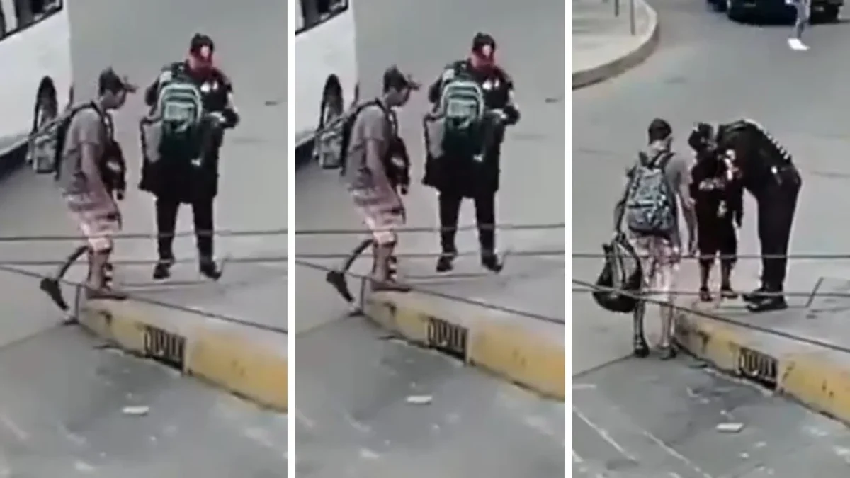 Un policía de la CDMX conmovió a decenas de usuarios en las redes sociales, luego de que le regaló una mochila a un niño.