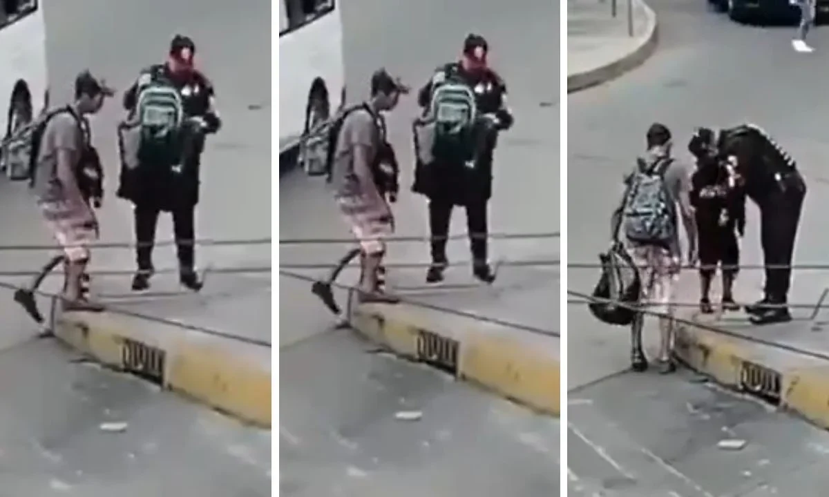 Un policía de la CDMX conmovió a decenas de usuarios en las redes sociales, luego de que le regaló una mochila a un niño.
