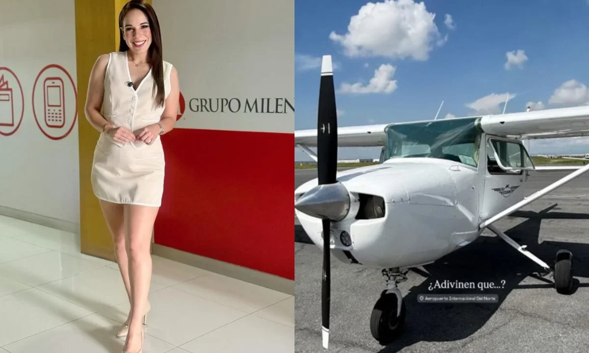 Débora Estrella, Aeronave, Accidente, NL