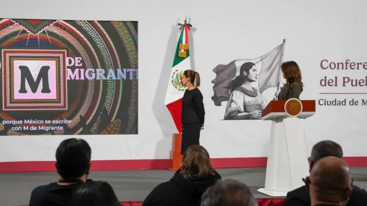 Sheinbaum dijo que México está en contra de la criminalización de los migrantes, por lo que el recurso de la Lotenal apoyará a connacionales.