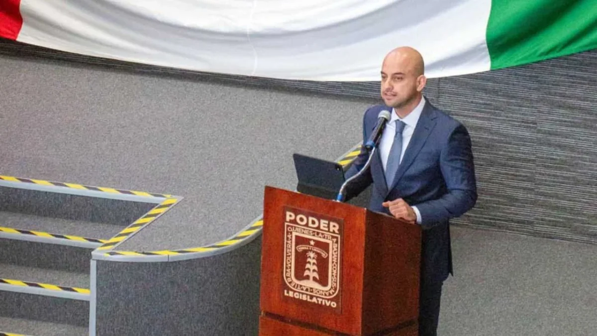 Edgar Maldonado Ceballos, fiscal de Morelos, al rendir su primer informe semestral de gestión.
