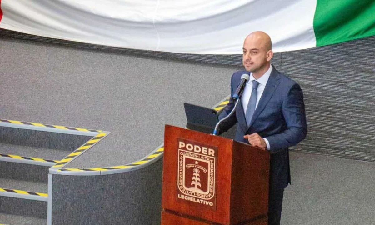 Edgar Maldonado Ceballos, fiscal de Morelos, al rendir su primer informe semestral de gestión.