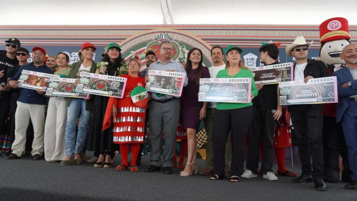 Se suma el el Estado de México al Sorteo de Lotería Nacional 'México con M de Migrante'.