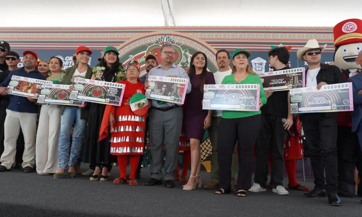 Se suma el el Estado de México al Sorteo de Lotería Nacional 'México con M de Migrante'.