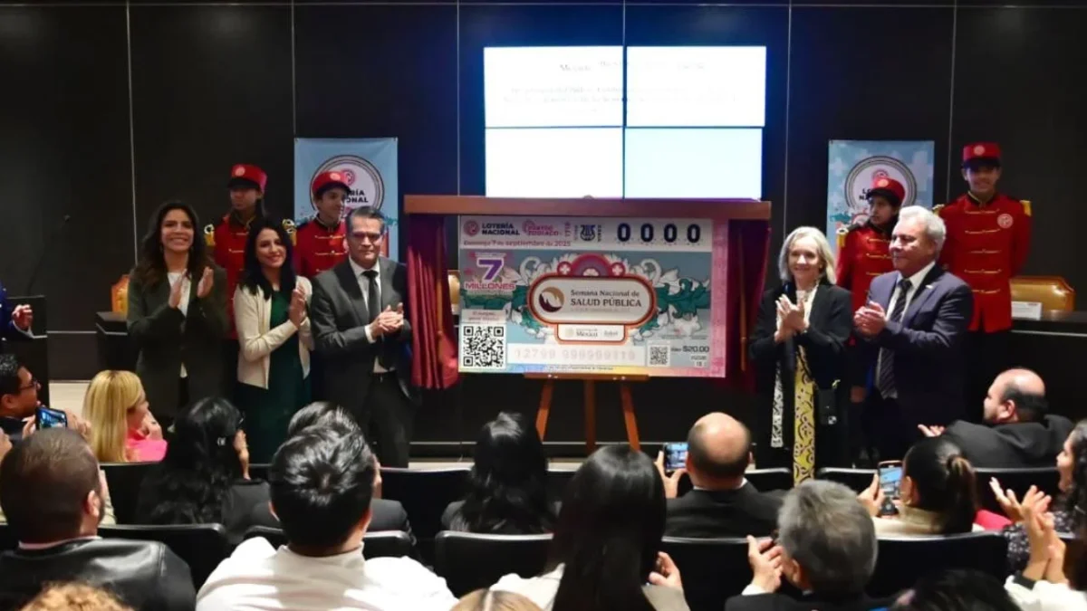 Lotería Nacional y Salud presentan billete por Semana Nacional de Salud PúblicLoteríaa