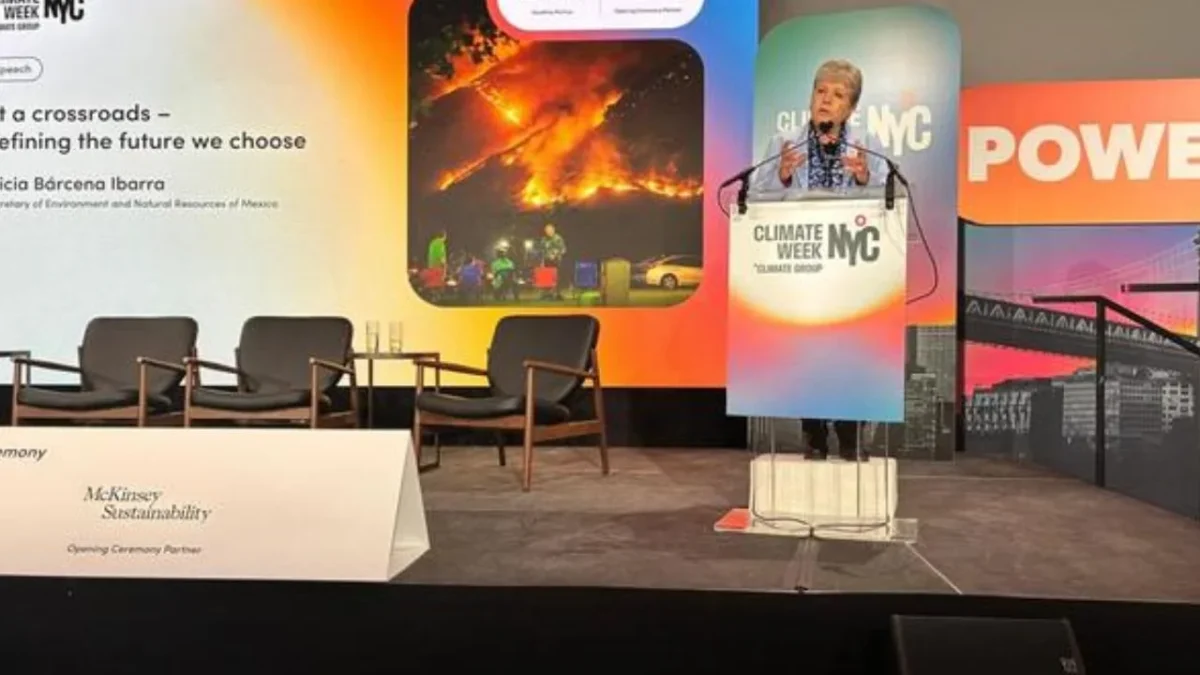Alicia Bárcena inaugura Semana del Clima 2025 en Nueva York
