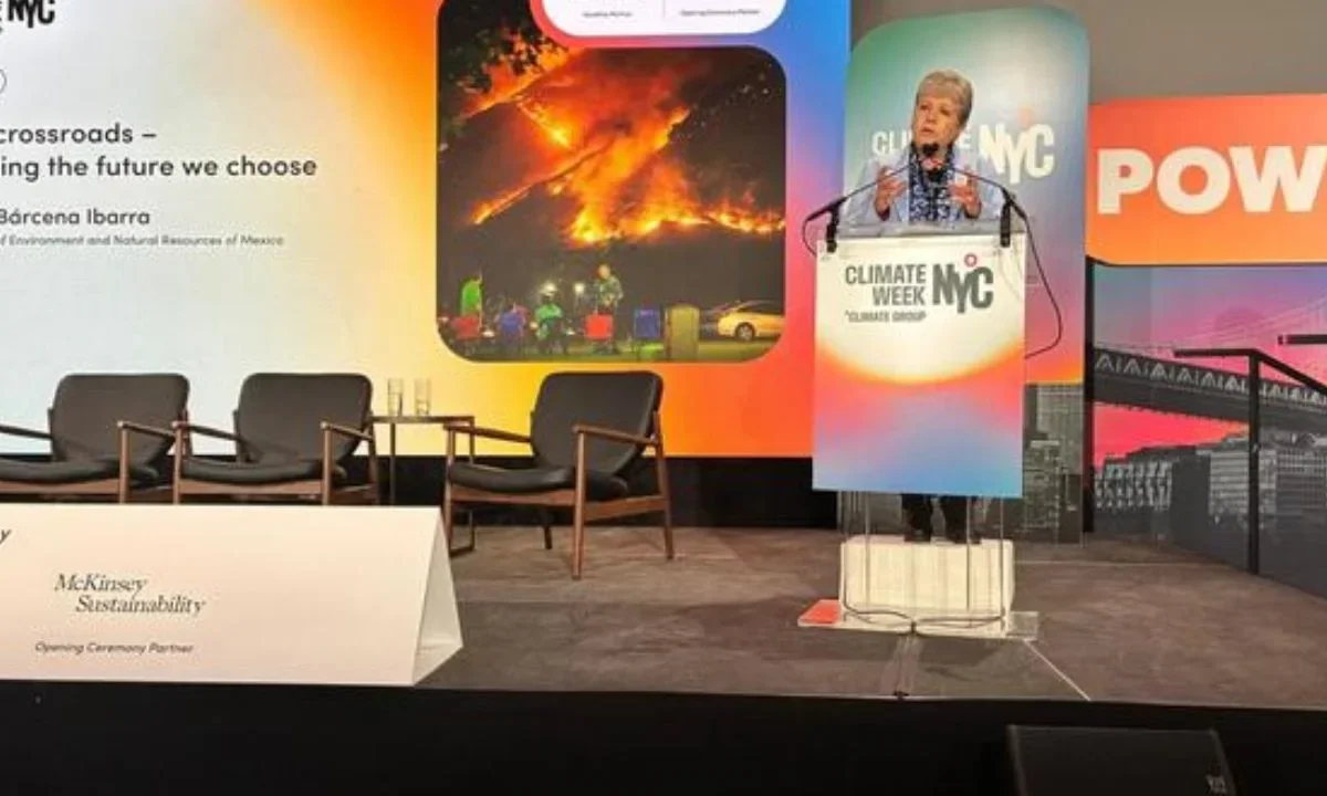 Alicia Bárcena inaugura Semana del Clima 2025 en Nueva York