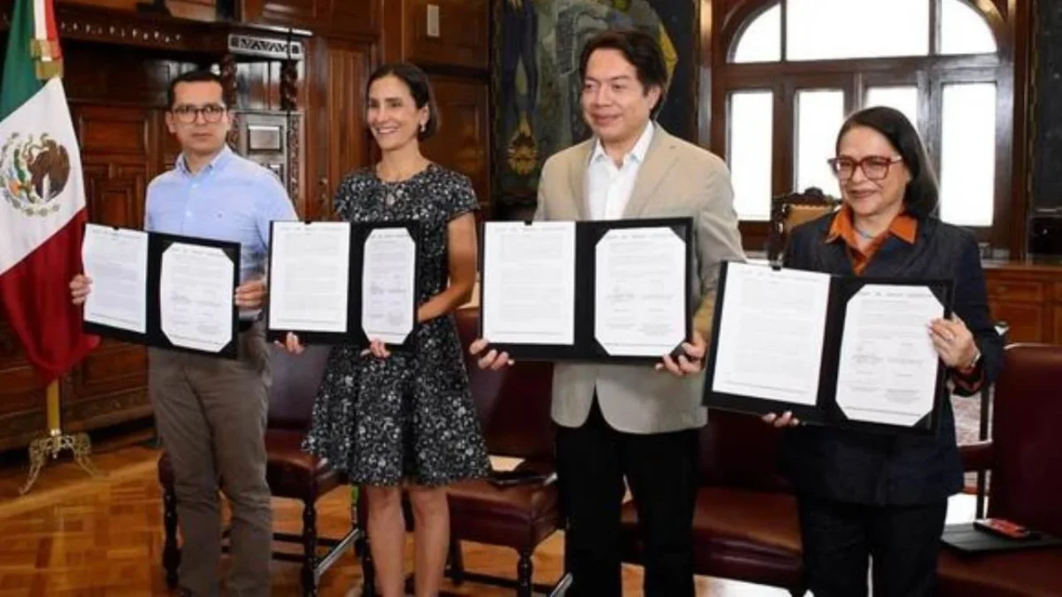 SEP, Energía y CFE firman convenio para internet gratuito en las telesecundarias y telebachilleratos.