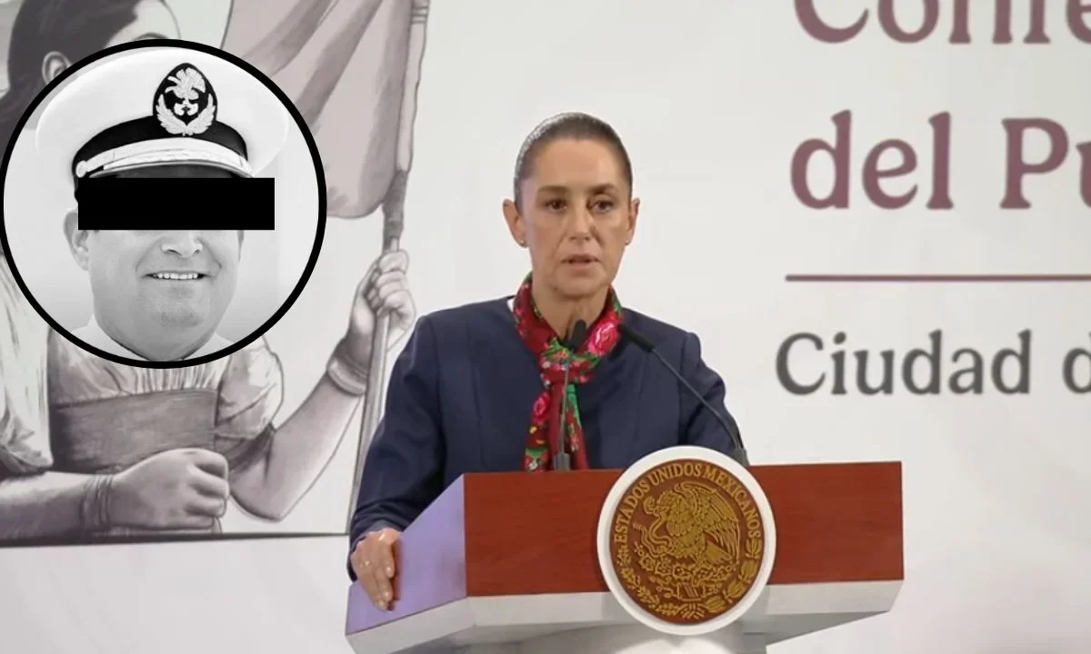 Claudia Sheinbaum resaltó la integridad de la Marina y pidió esperar pruebas antes de vincular al capitán Abraham Pérez Ramírez con huachicol.