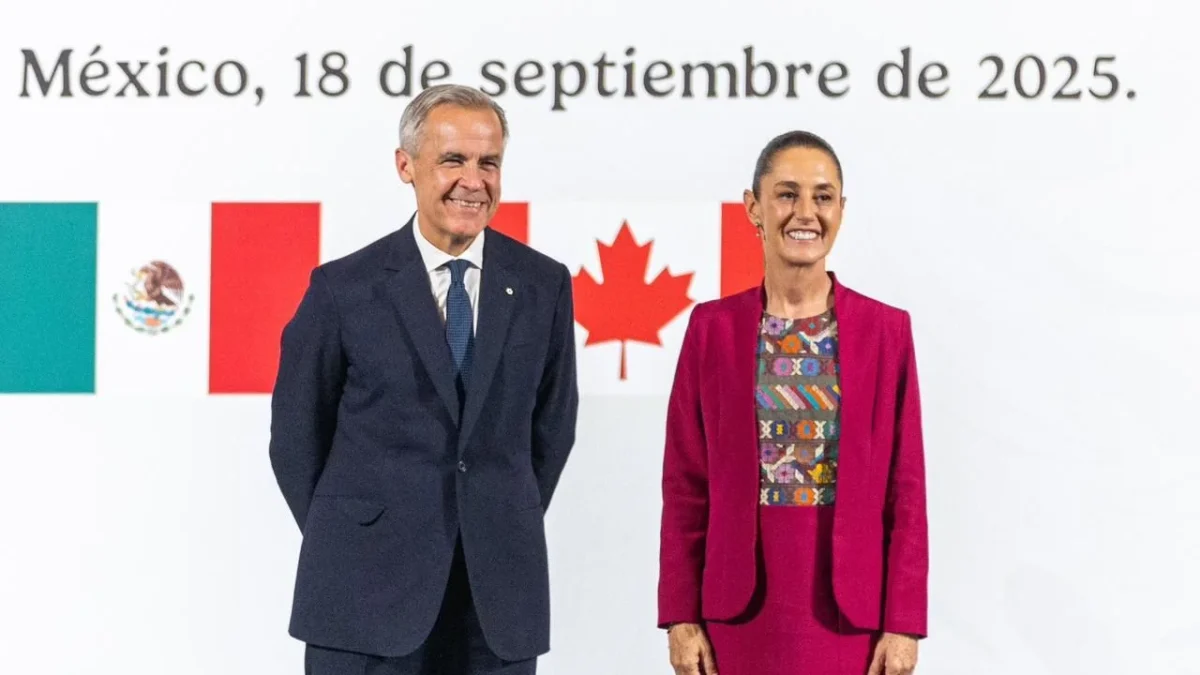 La presidenta Claudia Sheinbaum acordó con el premier canadiense, Mark Carney, una Alianza Estratégica, y confío en que el T-MEC prevalezca.