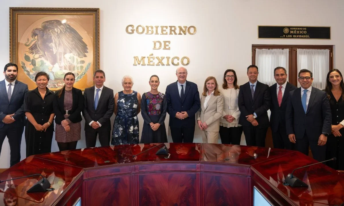 La presidenta Claudia Sheinbaum se reunió con el presidente del Banco Interamericano de Desarrollo, Ilan Goldfajn.