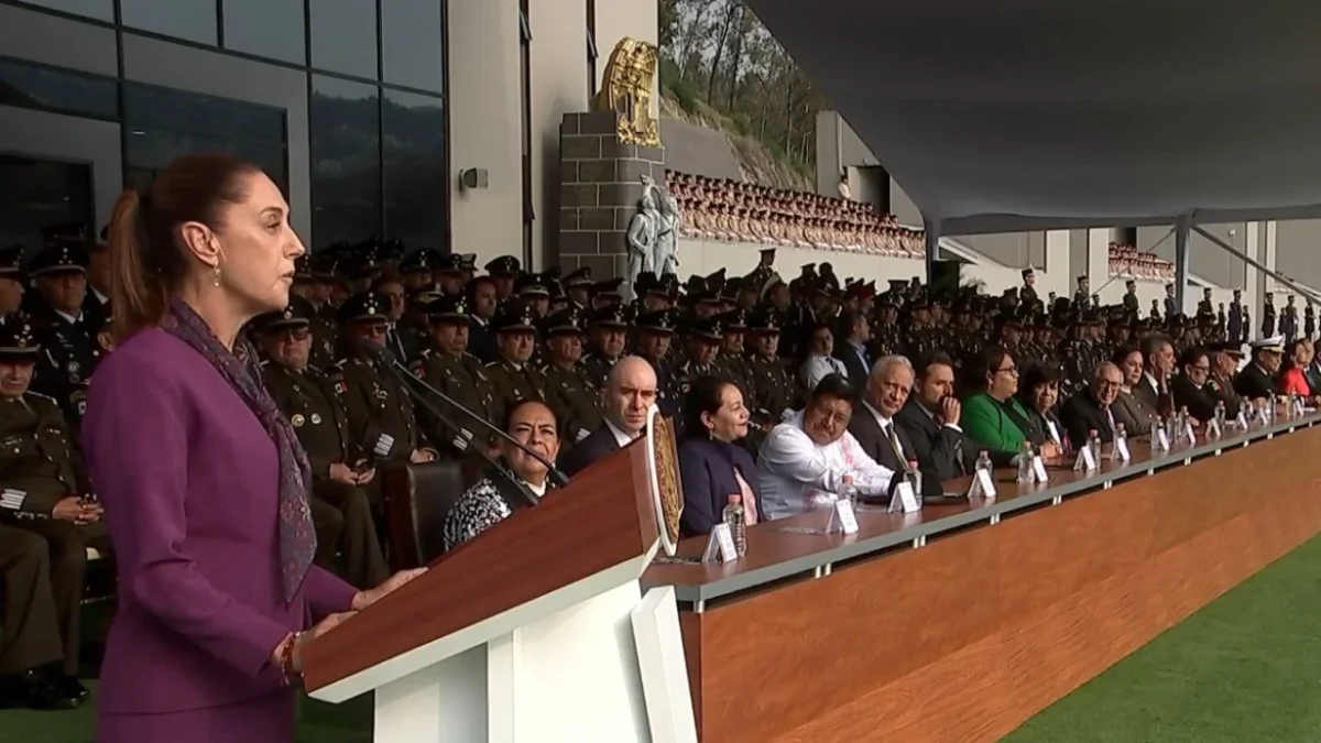 La presidenta Claudia Sheinbaum Pardo reconoció el valor de las mujeres en la Secretaría de la Defensa.