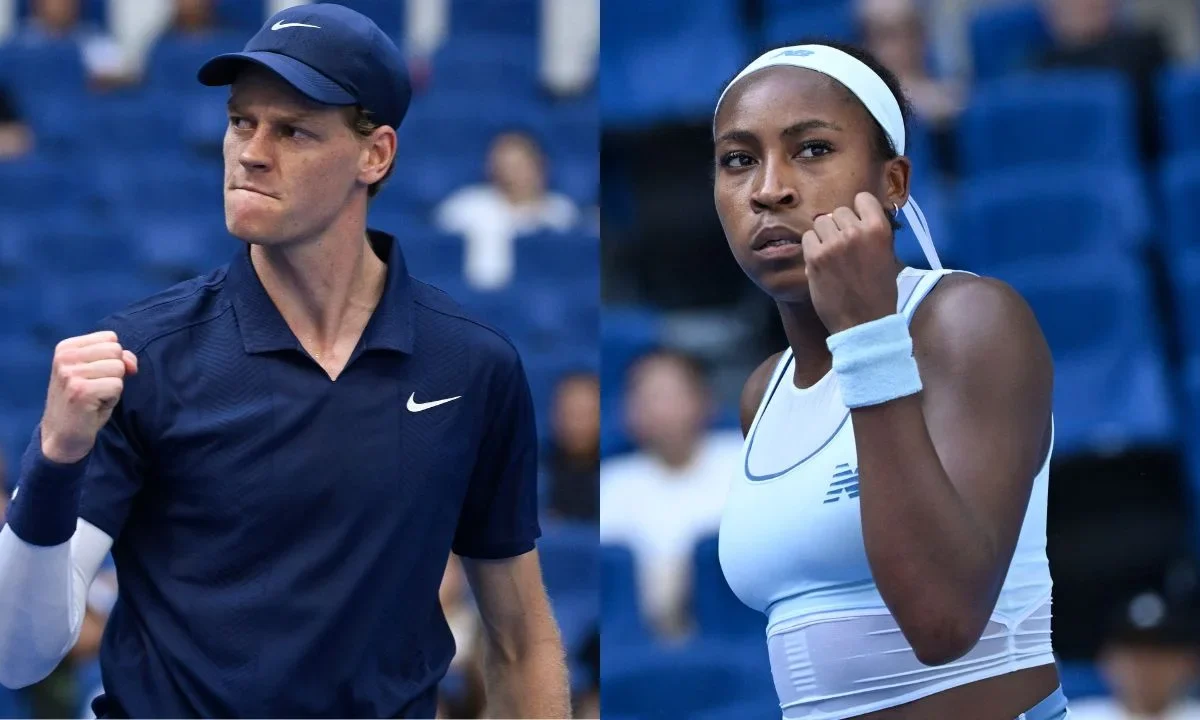 Jannik Sinner y Coco Gauff