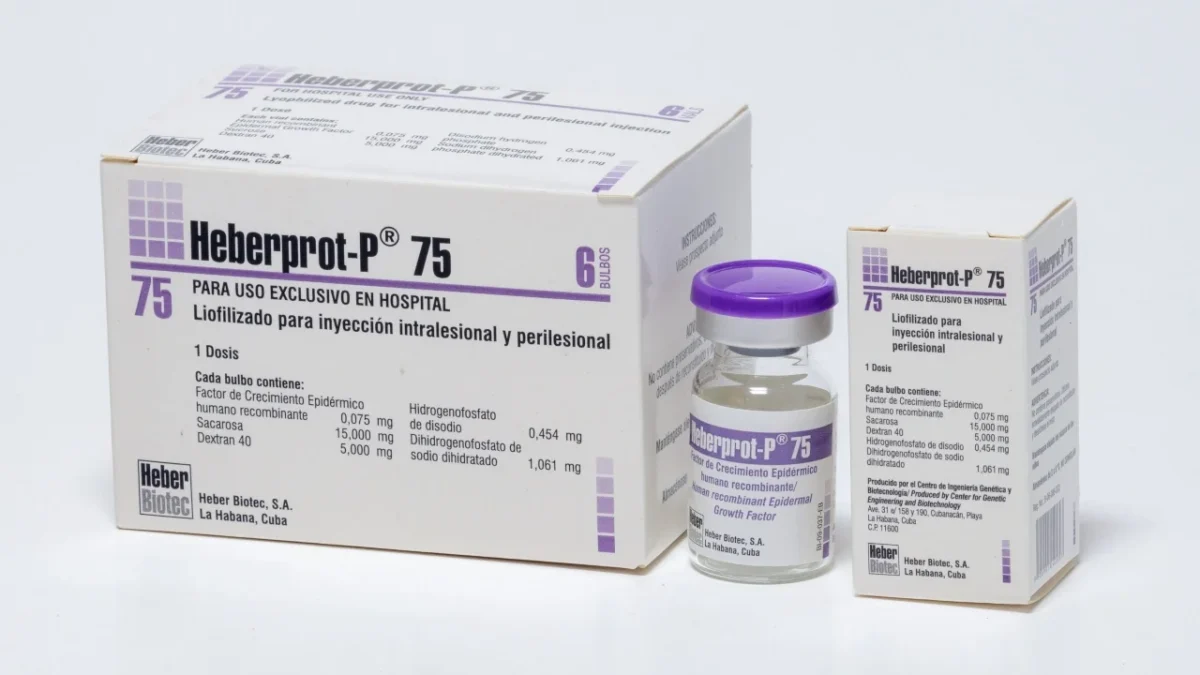 Heberprot-P, medicamento cubano para pie diabético, llega a México para acelerar cicatrización y reducir riesgo de amputaciones por pie diabético.